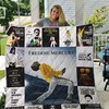 Freddie Mercury Queen T-Shirt Quilted Bedding Set - Twin Size