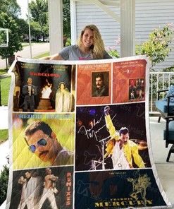 Freddie Mercury Remixes Quilt Bedding Set with Musical Touch