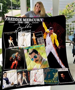 Freddie Mercury Tribute Collection Quilt Bedding Set for Fans