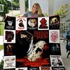 Freddy Vs Jason Horror Movie Quilt Blanket for Halloween Fans