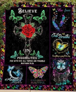 Free As A Butterfly Quilt Bedding Set Perfect for Life's Journey
