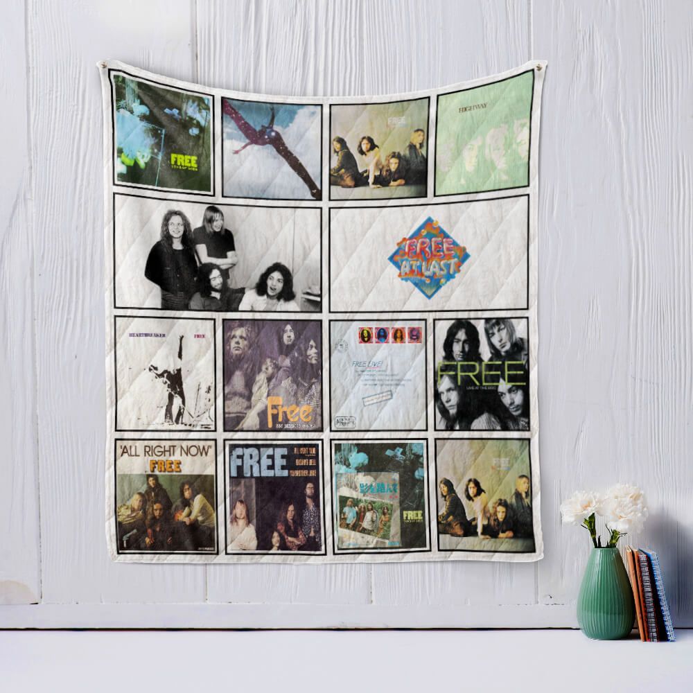 Free Band All Right Now Quilt Blanket - Celebrate the Legacy of Paul Rodgers