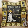 French Bulldog's Sunshine Quilt Blanket for Dog Lovers