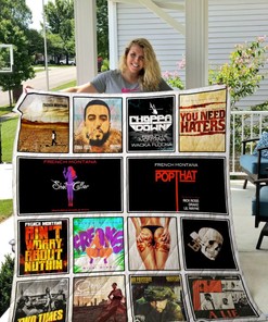 French Montana Pop That Vintage Quilt Bedding Set - Perfect for Hip Hop Fans