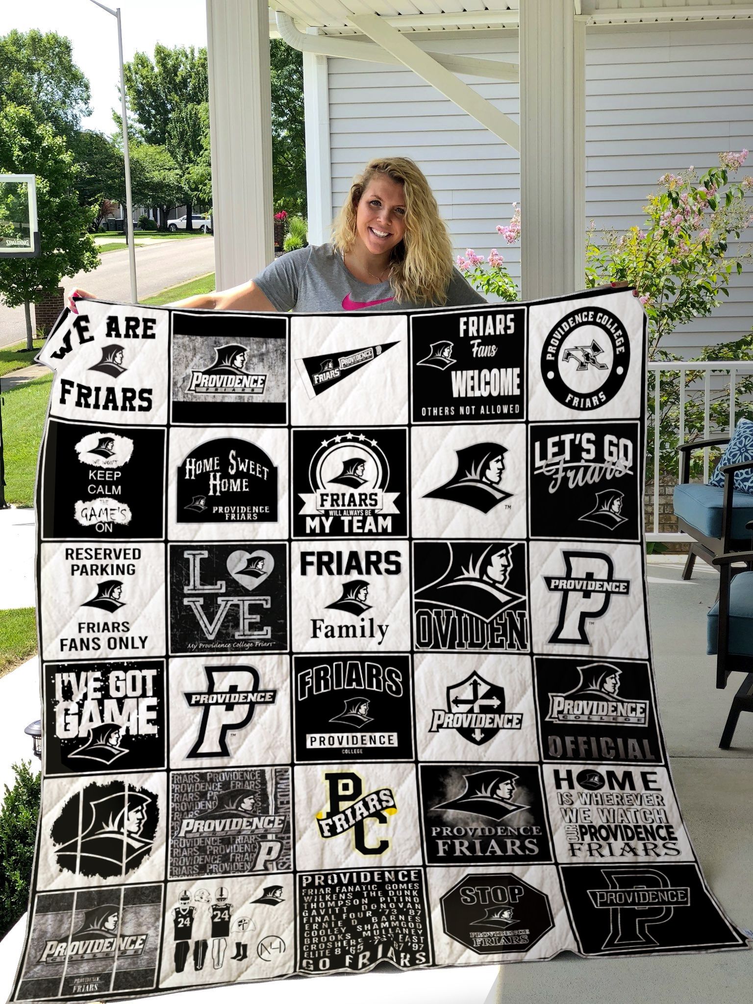 Friars Providence NCAA Quilt Blanket - Perfect Bedding for Friars Fans