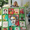 Frida Kah Art Mexican Inspired Quilt Bedding Set