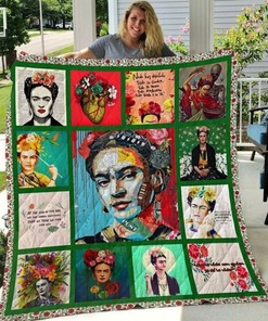 Frida Kahlo Collection Quilt Blanket for Art Admirers