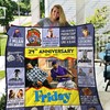 Friday Collection Movie Collection 24th Anniversary Quilt Blanket for Cult Classic Fans