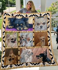 Friends Chihuahua Quilt Blanket for Dog Lovers