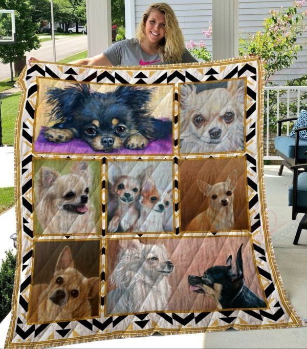 Friends Chihuahua Quilt Blanket for Dog Lovers