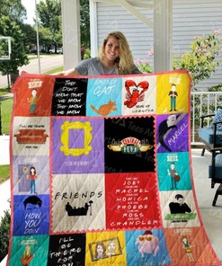 Friends Collection Quotes I'll Be There For You Quilt Blanket for Fans of Friends