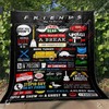 Friends TV Series Quilt Blanket - Shop Now and Get Cozy with Your Favorite Show