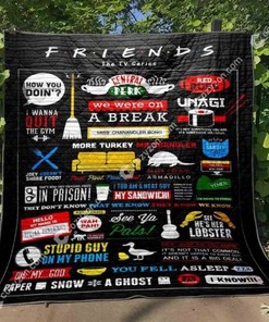 Friends TV Series Quilt Blanket - Shop Now and Get Cozy with Your Favorite Show