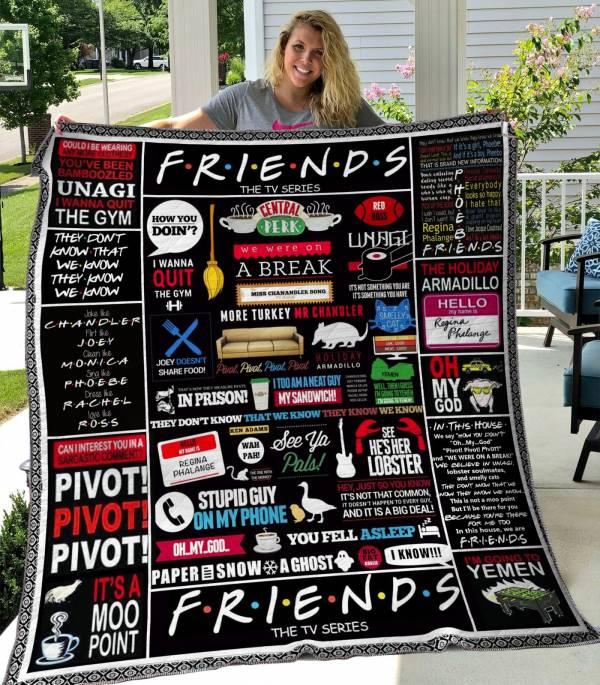 Friends TV Show Quilt Bedding Set for Fans