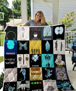Fringe Vintage Quilt Blanket Bed Set with Floral Design
