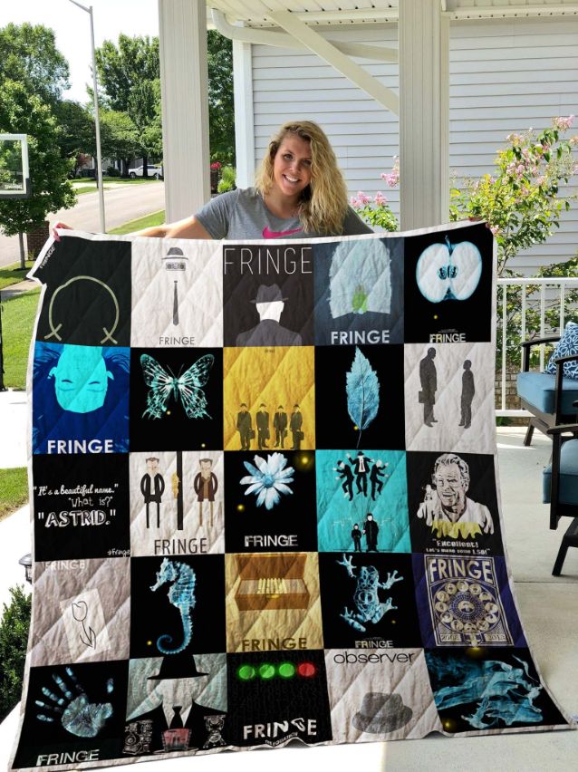 Fringe Vintage Quilt Blanket Bed Set with Floral Design