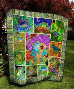 Frog TNT0604 5 Quilt Bedding Set with Cartoon Touch