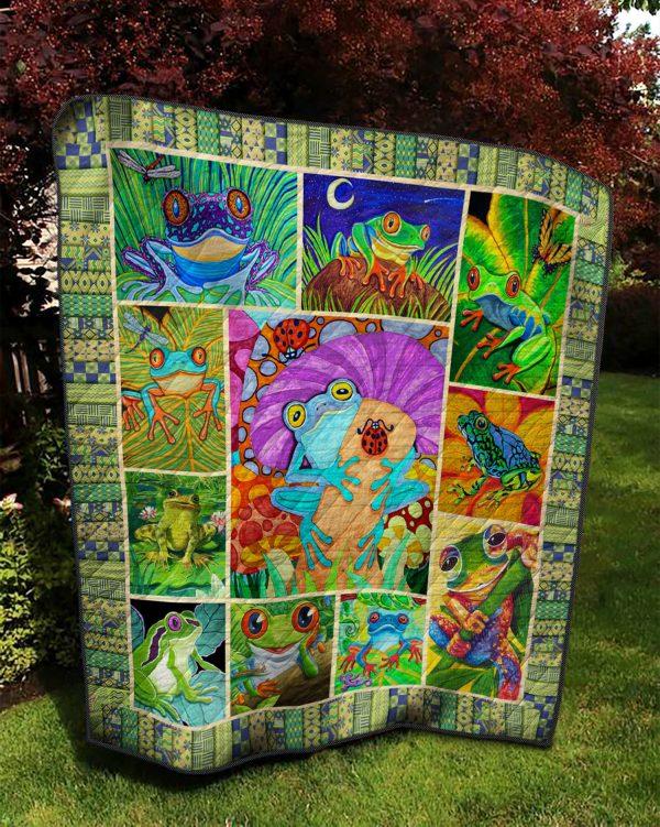 Frog TNT0604 5 Quilt Bedding Set with Cartoon Touch