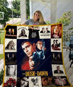 From Dusk Till Dawn You'll Be My Slave Quilt Blanket for Horror Lovers