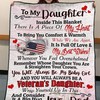 From Mom To My Daughter You Will Always Be My Baby Girl Quilt Bedding Set - A Personalized Quilt For Your Daughter