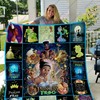 Frozen Fabric 3D Quilt Bedding Set for Girls with Elsa Design