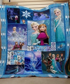 Frozen II Kristoff Olaf Anna Comfy Sofa Throw Blanket Gift Set for Fans