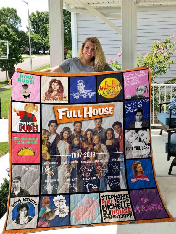 Full House TV Show Collection Quilt Blanket: Perfect for Nostalgia Lovers
