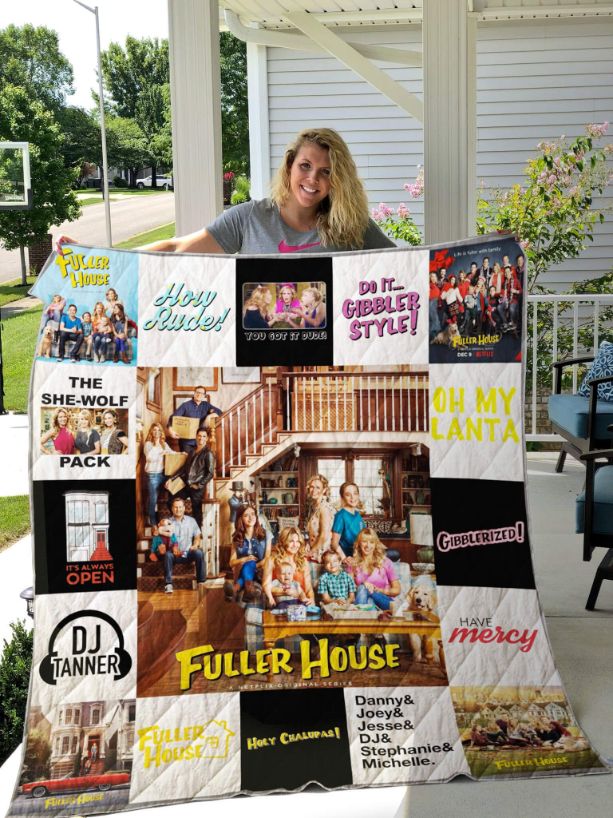 Fuller House Collection Do It Gibbler Style Quilt Blanket - Perfect for Fans of the Show