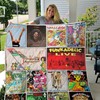 Funkadelic Live Albums Collection Quilt Blanket - Stay Cozy With Funkadelic's Best Live Albums Quilt Blanket For Fans