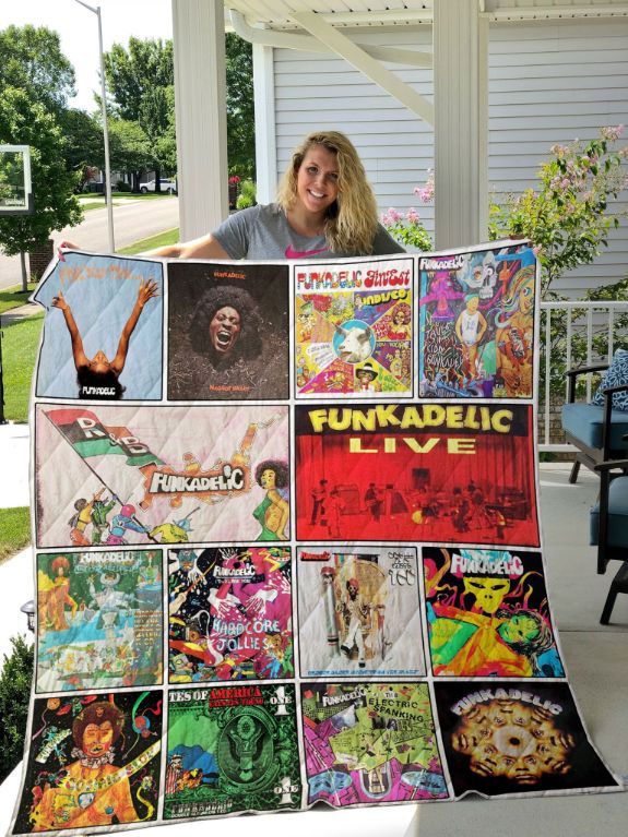 Funkadelic Live Albums Collection Quilt Blanket - Stay Cozy With Funkadelic's Best Live Albums Quilt Blanket For Fans