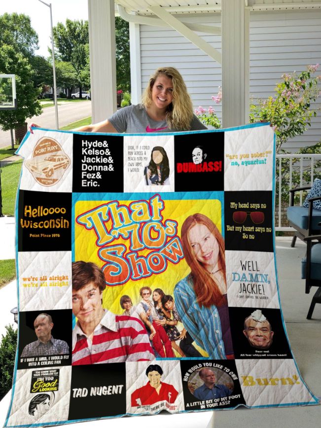 Funky That '70s Show Inspired Quilt Bedding Set Ver17