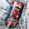 Funny Dog Cleveland Indians MLB Tumbler with a Comical Design