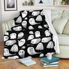 Funny Ghosts Fleece Blanket Gift for Fan with Quilt Bedding Set, Perfect Gifts for Halloween