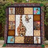 Funny Giraffe Quilt Bedding Set for Animal Lovers