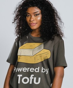 Funny Vegan Shirts: Powered by Tofu, Herbivore Tees, and Vegetarian Gifts