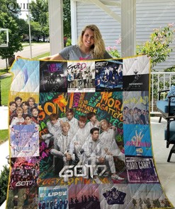 GOT7 Kpop Hard Carry Albums Collection Quilt Blanket - A Must-Have for Kpop Fans