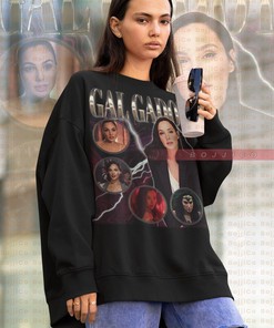 Gal Gadot Fan Sweatshirt with Princess Diana Character | Miss Israel Actress Shirt, Gadot-Varsano Tshirt Quotes