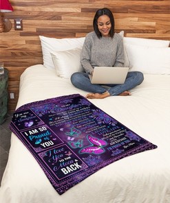Galaxy Fleece Blanket Quilt, Love And Warmth From A Mom