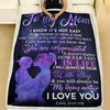 Galaxy Night Quilt Bedding Set for Mom - A Cozy Gift from Son to Mom