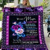 Galaxy Roses Butterfly Blanket: Express Your Love to Your Mom