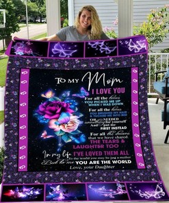 Galaxy Roses Butterfly Blanket: Express Your Love to Your Mom