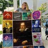 Galileo Galilei Vintage Collection Quilt Blanket for Science Fans