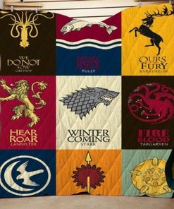 Game Of Thrones TV Series Quilt Bedding Set with Characteristic Style