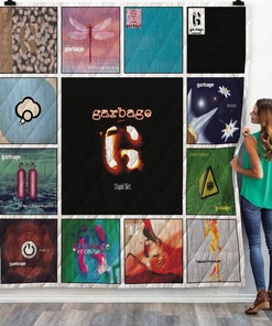Garbage Albums For Girls Collection Quilt Blanket - Rock Out With Garbage's Best Albums Gifts