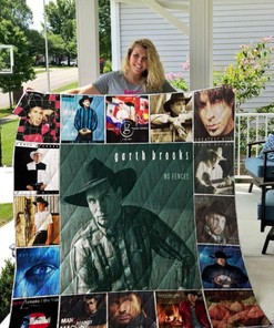 Garth Brooks Country Music Quilt Bedding Set - Two of your favorites combined: Garth Brooks and cozy quilts