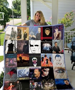 Gary Numan Collection Retro Quilt Blanket for New Wave Music Lovers
