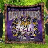 Geaux Tigers with this Ncaa Lsu Tigers Quilt Bedding Set