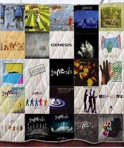 Genesis Live Over Europe Quilt Blanket - A Tribute to Phil Collins' Rock Band
