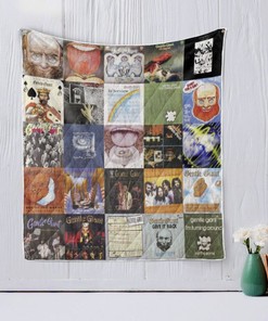 Gentle Giant Band Vintage Quilt Blanket for Fans of Progressive Rock