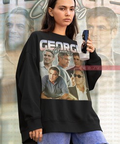 George Clooney Retro Shirt | Classic Movie Stars T-shirt for Men and Women